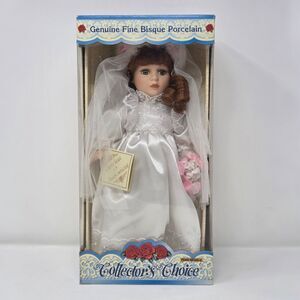 Collector's Choice Bisque Porcelain Bride Doll NIB COA Limited‎ Edition 1990s
